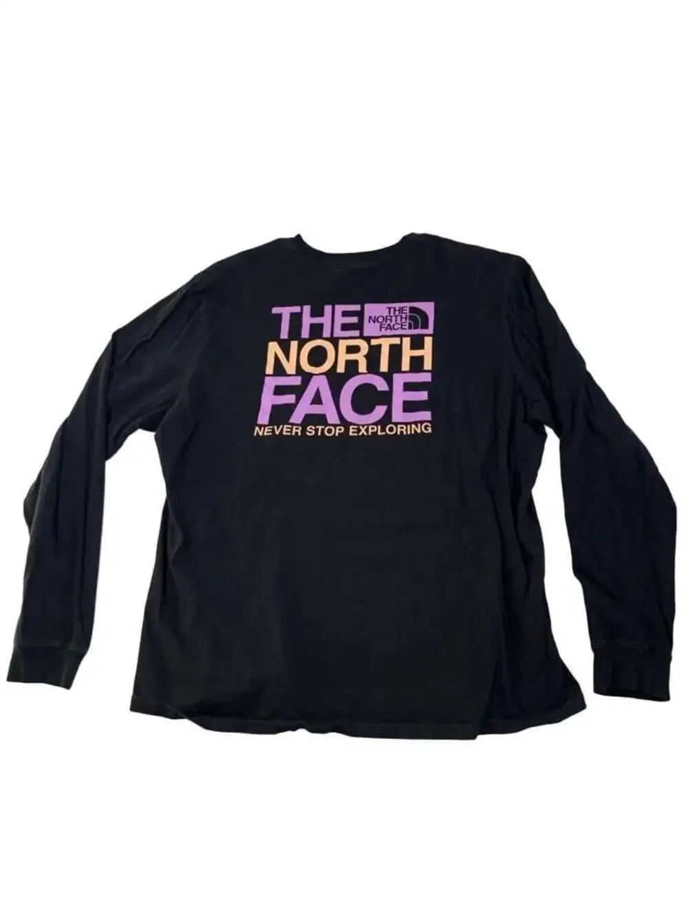 The North Face Never Stop Exploring Long Sleeve Tee Black Mens XL